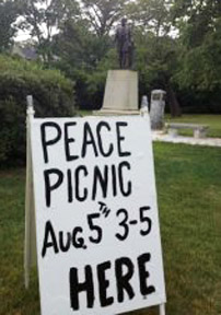 Peace Picnic Sign